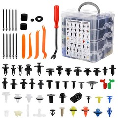 1105PCS Car Retainer Auto Fasteners Body Plastic Trim Clips Pin Rivet Bumper Kit