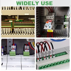 8 Set 2 Pin 5mm 0.2 Inch Pitch PCB Mount Screw Terminal Male Female, Green