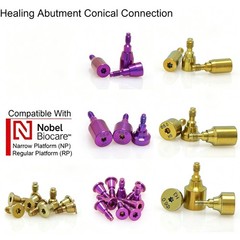 US Dental Healing Cap Closure Cap NOB RP NP Conical NobelActive Implant Abutment
