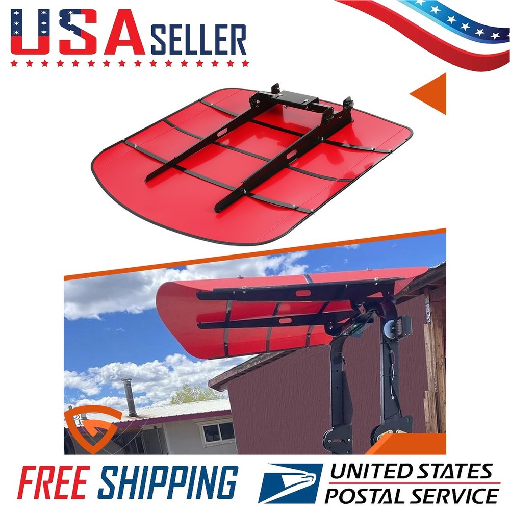 Red Tractor Canopy Tuff Top Type 48″ x 52″ For 2″x2″ & 2″x3″ ROPS Mower Roof Kit