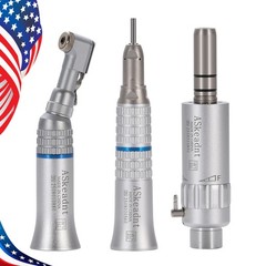 Dental Low Speed Handpiece Contra Angle Straight Air Motor Micromotor 4/2H AS