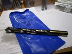 12.40mm HSS 135° Split Point Black and Gold Finish Jobber Drill