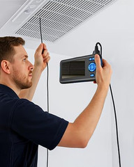 Endoscope Camera with Light, Dual Lens 1080P Industrial Borescope with 8 LED Lig