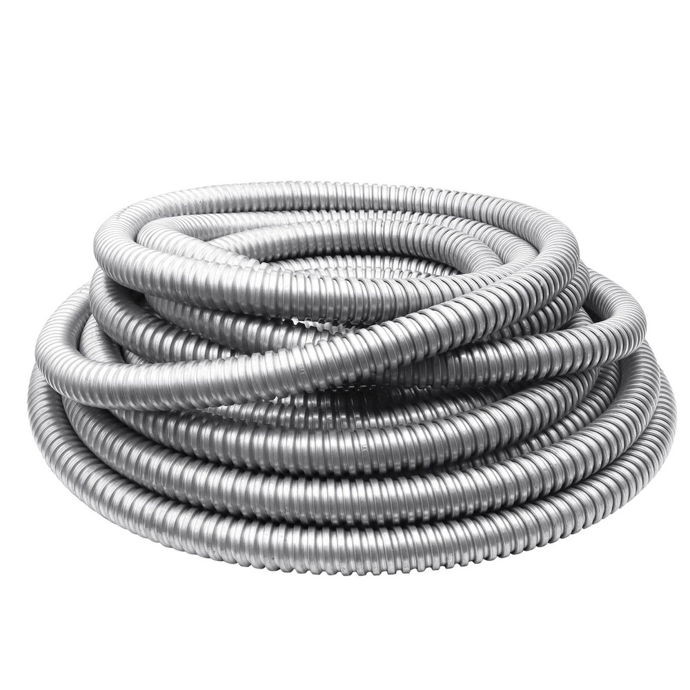 1/2 Inch Flexible Reduced Wall Electrical Conduit, 25 Ft Iron Galvanized Cabl…