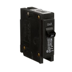 Eaton BR120 20A 1-Pole Plug-On Type BR Circuit Breaker 3 L x 3 H x 1 W in.