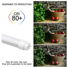 10 PACK LED G13 4FT 4 Foot T8 Tube Light Bulbs 18W 6500K Clear LENS Fluorescent