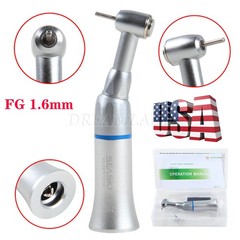 NSK Style Dental Slow Low Speed FG 1.6mm Burs Contra Angle Handpiece Push Button