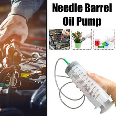100ml/550ml Large Capacity Syringe Reusable Pump Measuring With 1m Tube Feeding