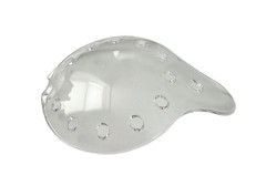 Clear, Vented Polycarbonate Eye Shields, Universal Left or Right, 50/pk