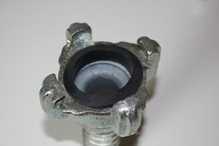 4-Pack 1-1/4″ Universal Chicago Hose Coupling – Barb End , 4-Lug