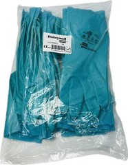 12 Pr Honeywell North Blue 13” Nitrile Chemical Resistant Gloves 15 Mil Size 9/L
