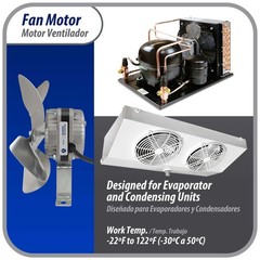 Appli Parts APFM-71E 7W refrigeration condenser and evaporator motor 115V 60Hz 0