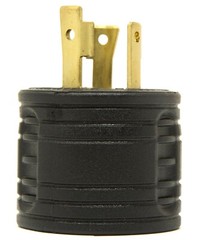 WEN GNA030 120V 30-Amp 3600-Watt Generator to RV Adapter, NEMA L5-30P to TT-30R