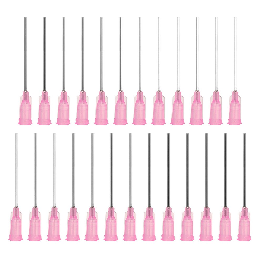 25Pcs 2 inches 20G Blunt Tip Dispensing Needles with Lure Lock