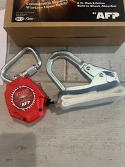 New AFP Demon Personal Fall Limiter 6ft Web Lifeline, FREE SHIPPING