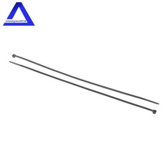 16 Inches, 50 lb Tensile Strength, Self-locking Nylon Cable Ties, Black, 1200Pcs