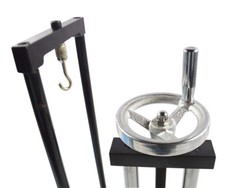500N Vertical Screw Test Stand with Push/Pull Force Gauge 0-50kg 0.4″ Stroke