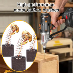 Universal 48Pcs Carbon Motor Brush Set (10 Sizes), Electric Motor Brushes, Power