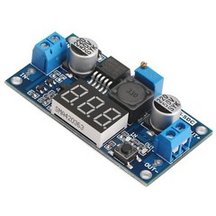 LM2596 DC 4.0-40 to 1.3-37V Adjustable Step-Down Buck Power Module + Voltmeter