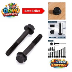 M10-1.5 x 45mm Hex Bolts with Extra-Large Washer Head – Black