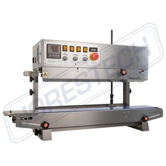 Continuous Band Sealer printer Stainless steel Jorestech CBS-800i Left to Right
