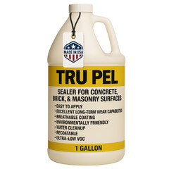 Concrete Sealer Penetrating Sealer Water Repellent for Pavers & Concrete Tru Pel