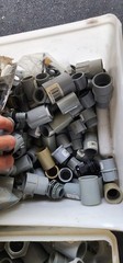 Estate LOT 100s Of Electrical PVC Conduit Fittings 1/2″-2 1/2″ NEW SEAL TIGHT