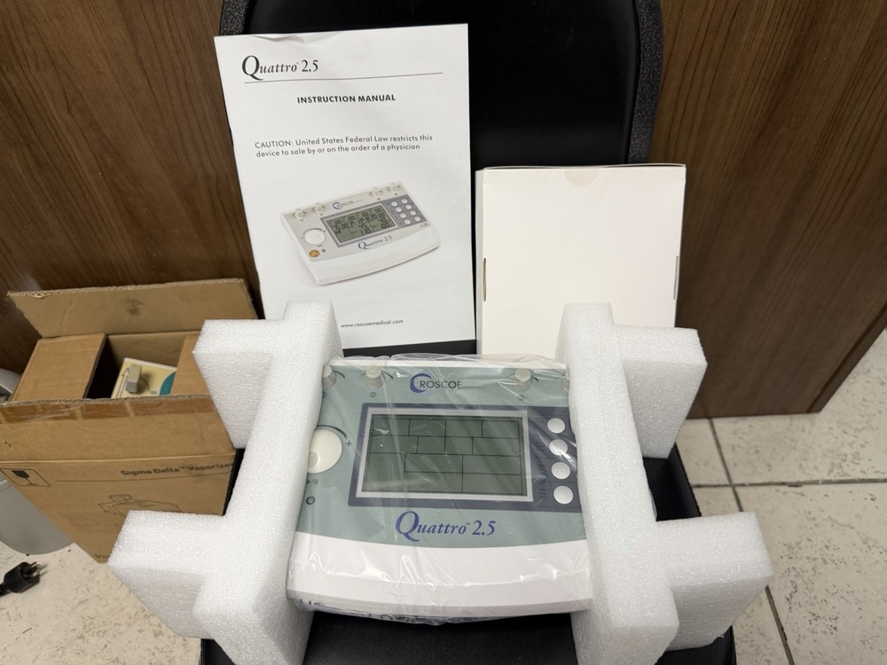 Quattro 2.5 Profesional ELECTROESTIMULADOR 4 CANALES Device TENS EMS Roscoe