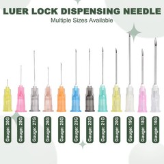 100 Pcs Dispensing Needle 30 Gauge 0.3″, Stainless Steel Tips(Yellow)