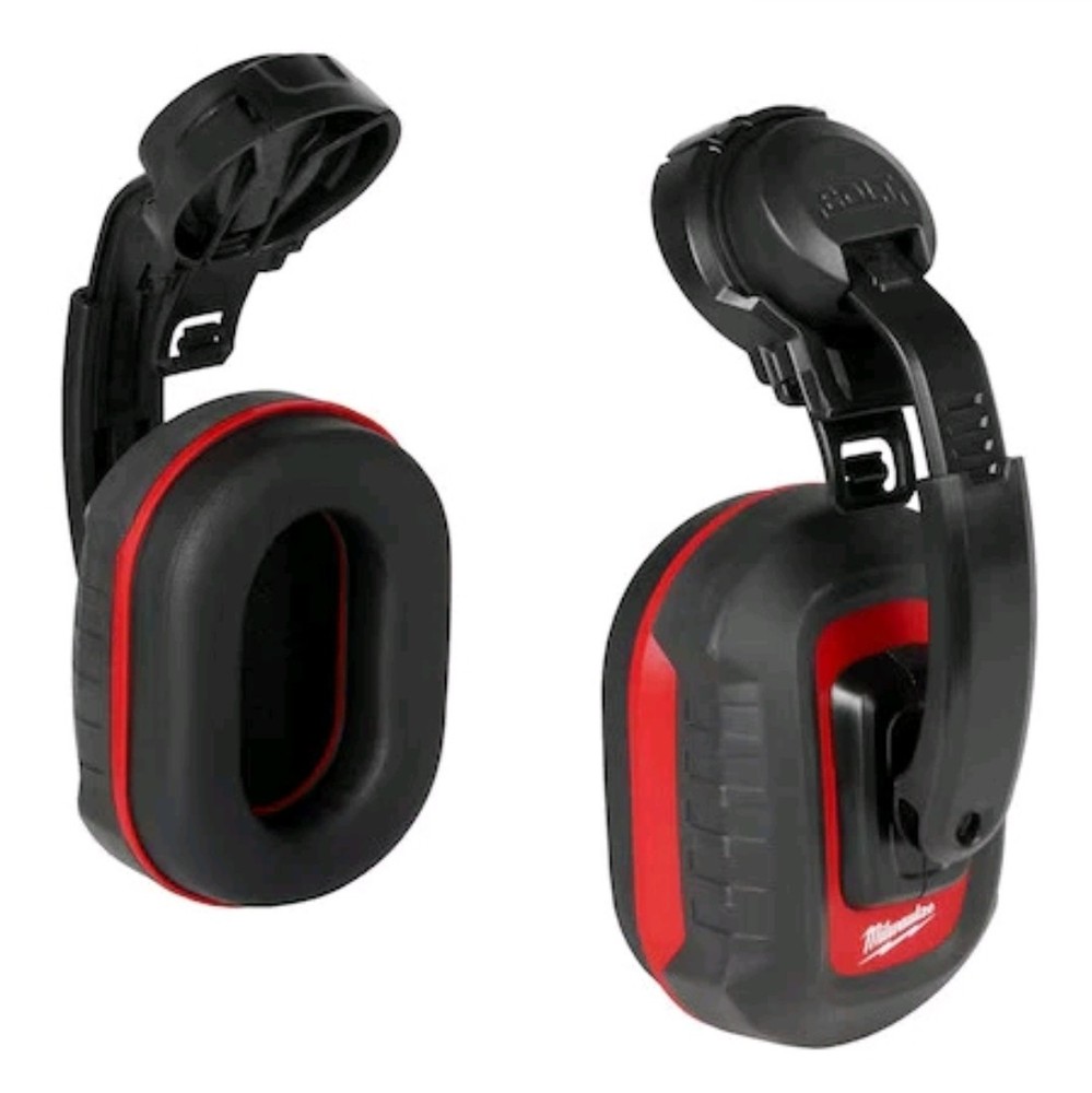 Milwaukee 48-73-3250 BOLT 24dB Earmuffs, Use with Safety Helmets and Hard Hats.