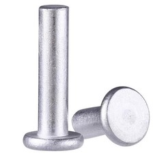 Aluminium Flat Head Solid Rivets Diameter 2mm, 3mm, 4mm, 5mm, 6mm, 8mm Rivet