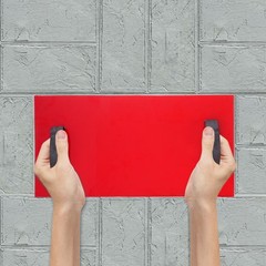 Concrete Stamps Mat Decorative Creative Texture Concrete Texture Mold Mat 23*11″