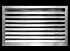 36″w X 18″h Aluminum Exterior Vent for Walls, Crawlspace Waterproof & Rain Block
