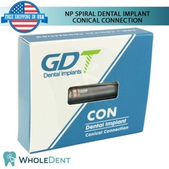 X5 Narrow Platform Spiral Conical Connection Hex 2.25mm Dental Titanium Sterile