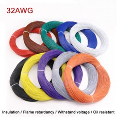 32AWG Flexible Stranded Cable Tinned Copper Wires PVC Insulation UL1571 For LED