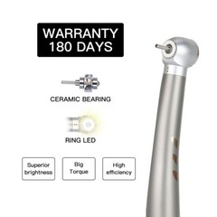 Dental E-generator (LED) High Low Speed Handpiece 2 Hole /4Hole Air Turbine kit