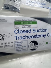 2 Pack Dynarex Resp-02 Closed Suction Tracheostomy Catheter 14 FR No.31012