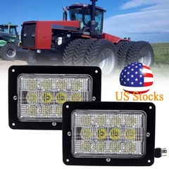 LED Headlights For Case IH 9110, 9130, 9150, 9170, 9180, 9260 Flood/Spot Combo