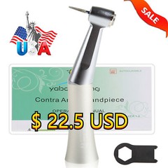 NSK Style Dental Slow/Low Speed FG 1.6mm Burs Contra Angle Handpiece Push Button