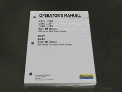 New Holland L213,L220,L216,L221,L218/228,C227/232 T4B Skid Steer Operator Manual