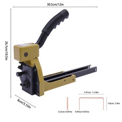 Carton Stapler w/100 Staples for Sealed Boxes, Cartons, Corrugated Cardboard??
