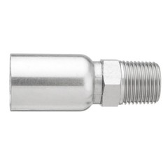 12pcs 1/2″ NPTF Hydraulic Hose End Fittings, 1/2″ I.D. Hose x 1/2″ NPTF Male A++