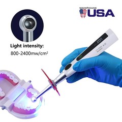 Dental Wireless LED Curing Light 1 Second Cur Lamp Metal Head AI