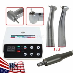 NSK Style Dental Brushless LED Micro Motor 1:5 Increasing Handpiece USA
