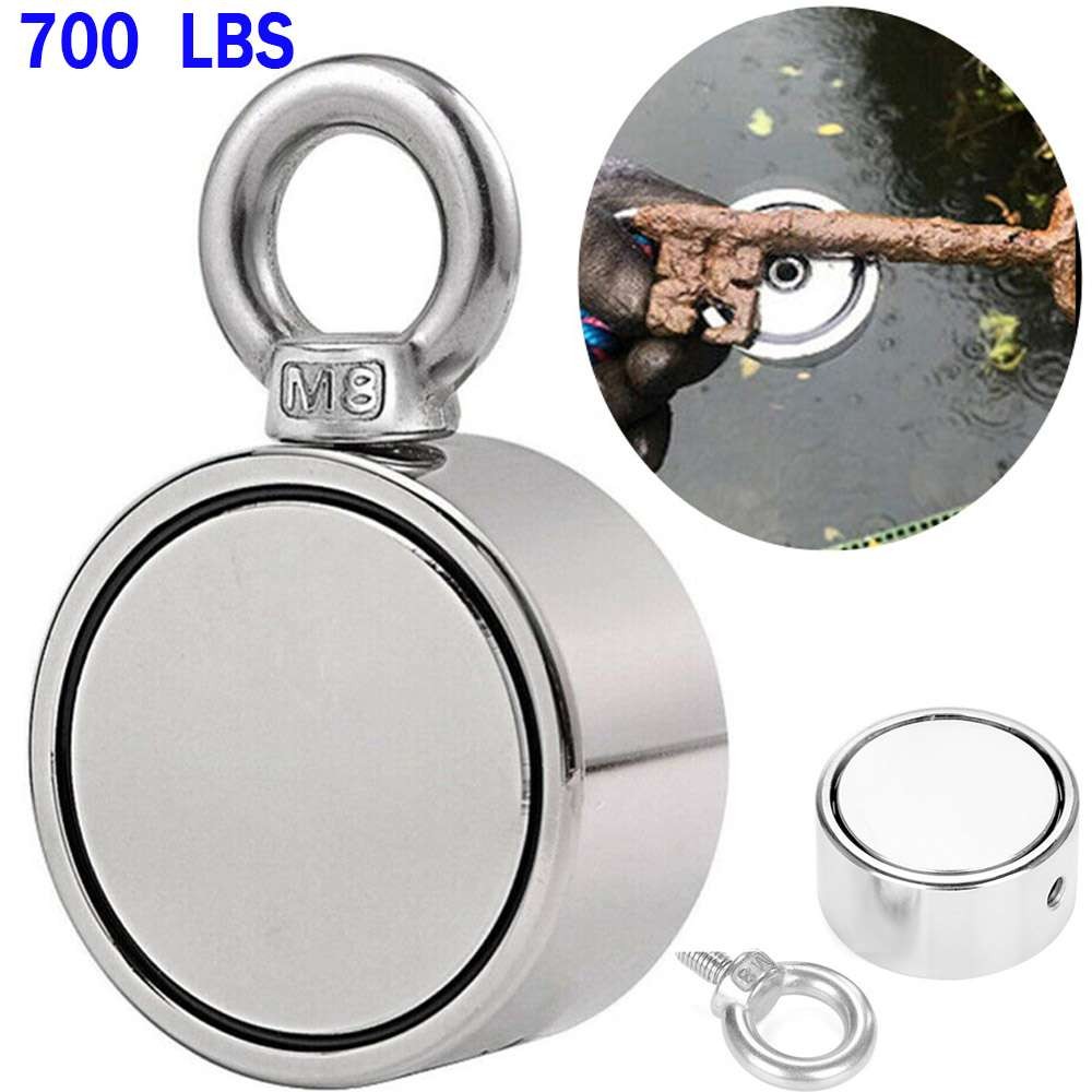 Neodymium Magnet Double Side Strong Super Power Salvage Holder Stell Cup Fishing