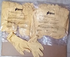 Digitcare ICU911-T Powder-Free Textured Latex Exam Gloves Large Medical Use