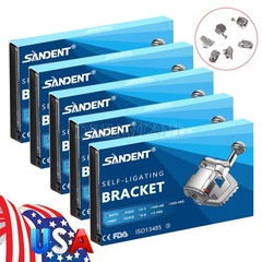 Dental Orthodontic Self-Ligating Brackets Braces Roth 022 Hooks 345&Buccal Tubes