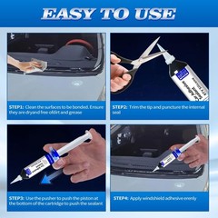 100% Waterproof RTV Silicone Adhesive Sealant – Strong Bond, Crack Proof Caulk f