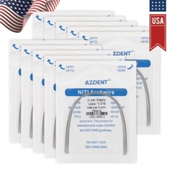 Dental Orthodontic Super Elastic Round Arch Wire Ovoid Form 012-020 Upper&Lower