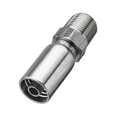 12Pack 1/2″ NPTF Hydraulic Hose Fittings 3/8″ Hose X 1/2″ NPTF Male w/ Cover New